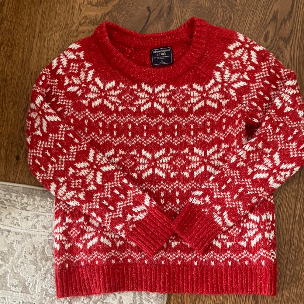Vintage Abercrombie fair isle sweater Christmas